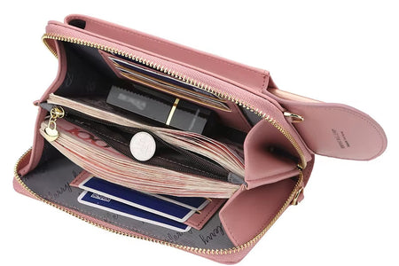 Women Handbags Famous Brand Pu Leather Crossbody Bags Phone Purse Card Holders Large Capacity Shoulder Bags Flap Dropshipping