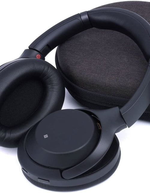 Load image into Gallery viewer, Professional Earpads Cushions Replacement for Sony WH-1000XM3 (WH1000XM3) Over-Ear Headphones, Ear Pads with Softer Protein Leather, Noise Isolation Memory Foam, Added Thickness (Black)
