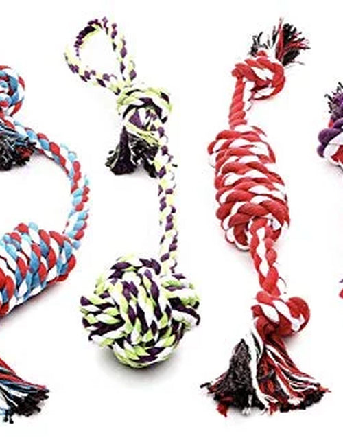Load image into Gallery viewer, Pacific Pups Product Rope Dog Toys - 5 Pack - Dog Rope Toys for Small Dogs and Medium Dogs
