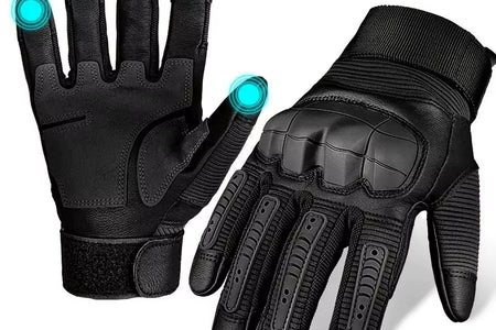 Ultimate Grip Fingerless Tactical Gloves – Touchscreen-Ready for Riders, Workers & Adventurers